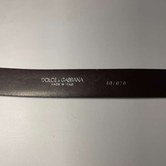 DOLCE  GABANA patent leather belt - Black DOLCE GABANA size 40 main image 4